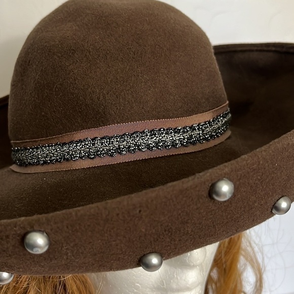 Vintage Lily J by Eric Javits brown wool hat main image 4